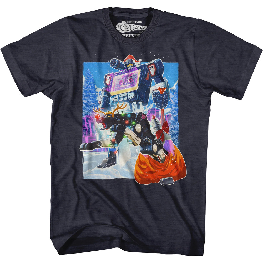 Soundwave Santa Claus Transformers Tshirt